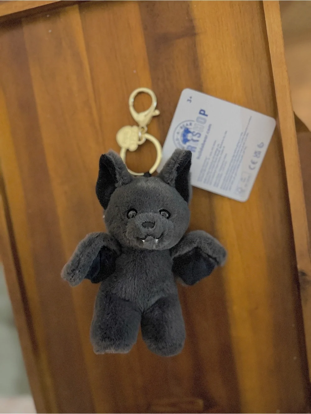 Build-A-Bear Workshop Bat Plush Bag Charm Key Chain Keyring